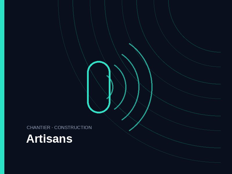 Illustration Talk-Flow — Artisans du bâtiment et second œuvre