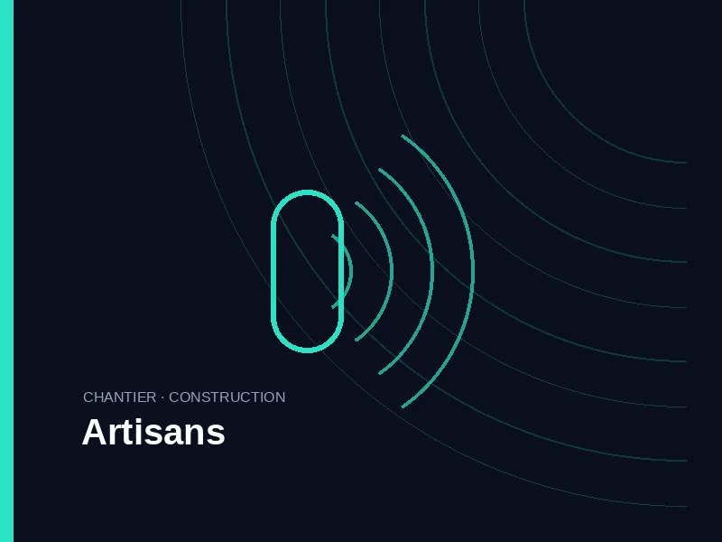 Illustration Talk-Flow — Artisans & construction